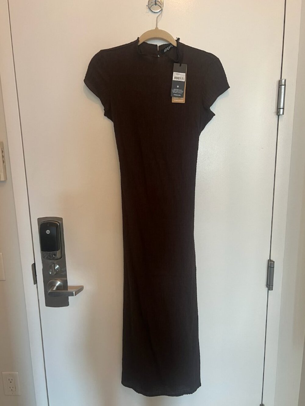 Afends Seersucker Elodie Midi Dress - Picture 4 of 5